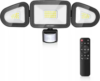 MEIKEE LED Schijnwerper Bewegingsmelder Afstandsbediening IP66 42W 6500K — miniatuur 1