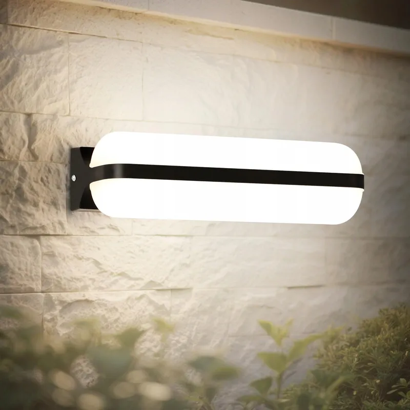 VIVALE LED Buitenwandlamp Up Down Zwart Balkon Tuin 20W IP65 — foto 1