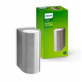 PHILIPS Nightingale Buitenwandlamp Tuin Staal 2x35W — miniatuur 1