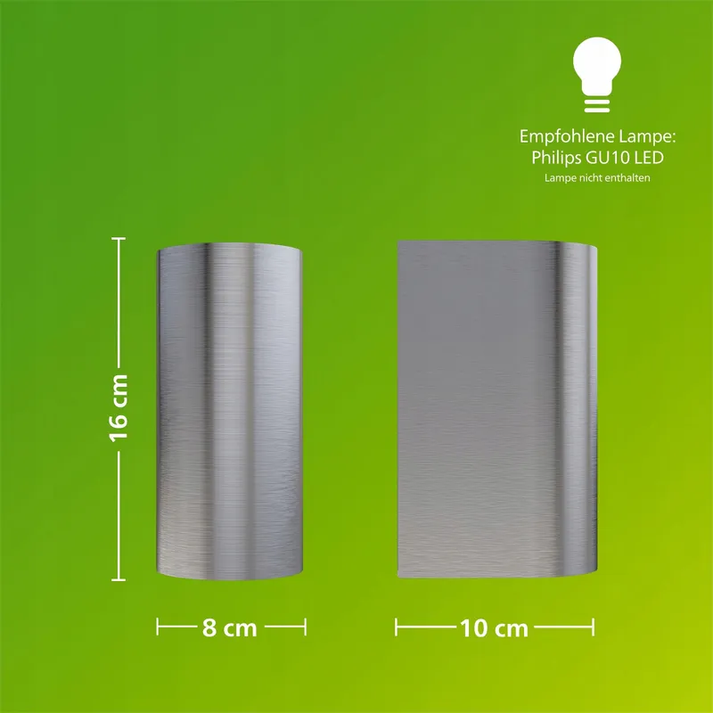 PHILIPS Nightingale Buitenwandlamp Tuin Staal 2x35W — foto 9