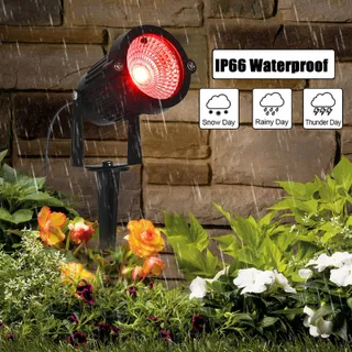 AHOTS LED Tuinlamp RGB met Grondpin Waterdicht 5W IP66 — miniatuur 6