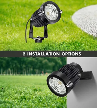 AHOTS LED Tuinlamp RGB met Grondpin Waterdicht 5W IP66 — miniatuur 4