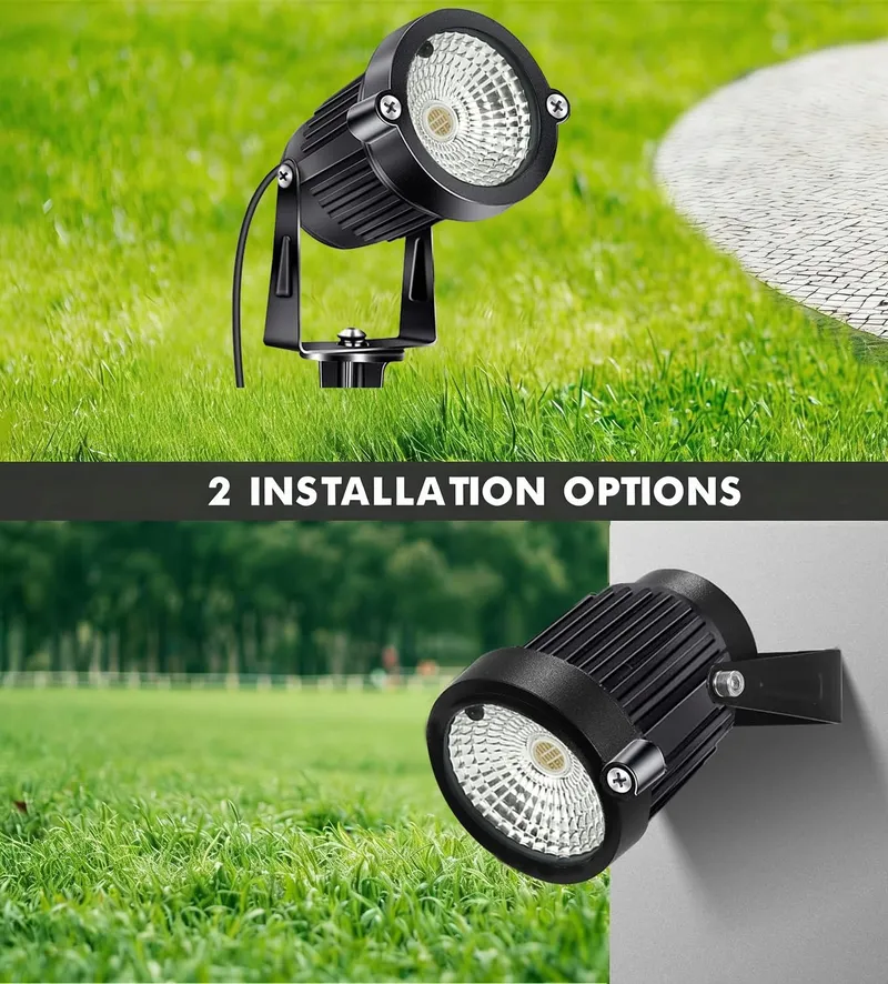 AHOTS LED Tuinlamp RGB met Grondpin Waterdicht 5W IP66 — foto 4