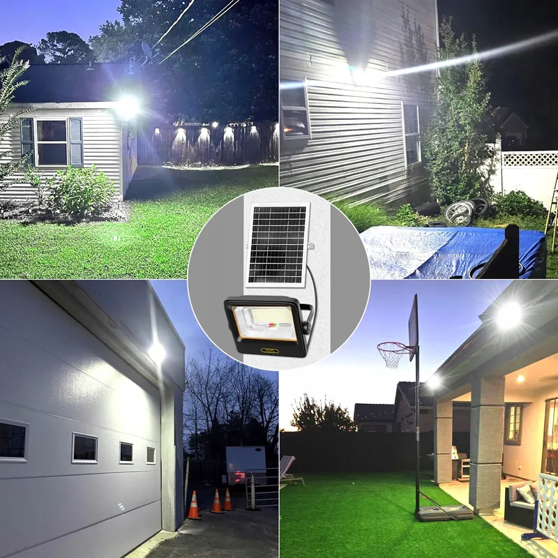 TOPBOS Solarlamp Buiten Afstandsbediening Garage Waterdicht 200W IP67 — foto 8