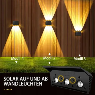 DELAIGLOW Solar Tuinlamp Terras Warmwit 6 LED IP67 — miniatuur 4