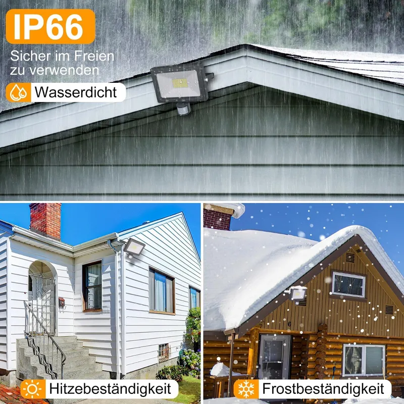 MEIKEE LED Schijnwerper Afstandsbediening Verstelbaar 15W 6500K IP66 — foto 4