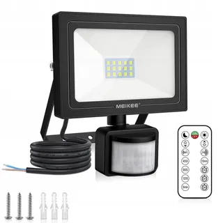 MEIKEE LED Schijnwerper Afstandsbediening Verstelbaar 15W 6500K IP66 — miniatuur 1