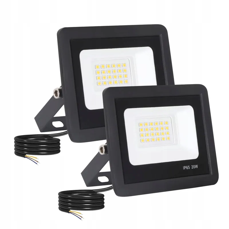FUPE LED Schijnwerper Buiten Waterdicht Tuin Zwart 20W IP65 — foto 1