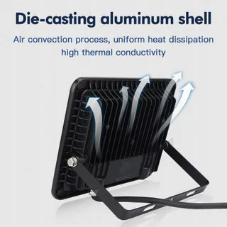 FUPE LED Schijnwerper Buiten Waterdicht Tuin Zwart 20W IP65 — miniatuur 9