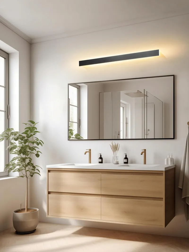YUEEU LED Buitenwandlamp Lang Zwart Waterdicht IP65 — foto 9