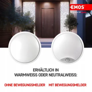 EMOS LED Wand- En Plafondlamp Rond Waterdicht 14W 1000lm — miniatuur 4