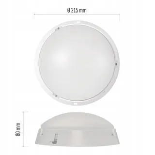 EMOS LED Wand- En Plafondlamp Rond Waterdicht 14W 1000lm — miniatuur 6