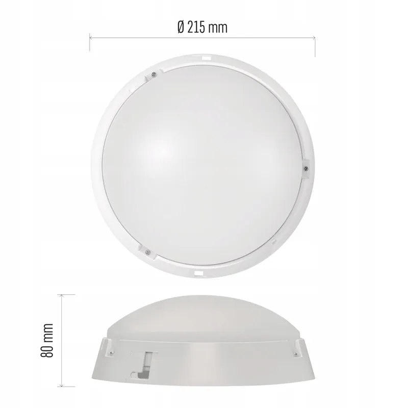EMOS LED Wand- En Plafondlamp Rond Waterdicht 14W 1000lm — foto 6