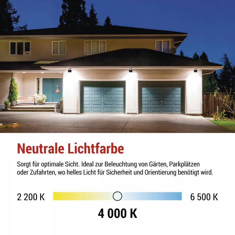EMOS Tambo LED Schijnwerper Ultraplat Waterdicht Zwart 30W 3000lm — foto 4