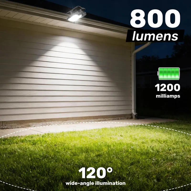 BLUEYU Solarlampen Met Bewegingsmelder USB Afstandsbediening 4 Stuks — foto 3