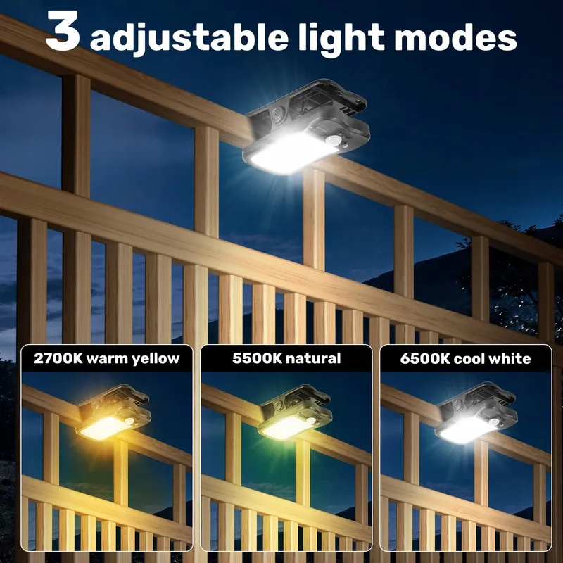 BLUEYU Solarlampen Met Bewegingsmelder USB Afstandsbediening 4 Stuks — foto 4