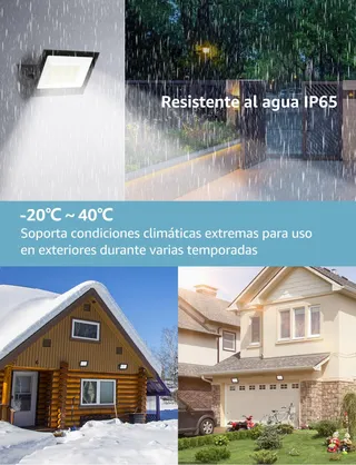 AIGOST LED Schijnwerper Waterdicht Helder Garage Tuin 50W IP65 — miniatuur 5