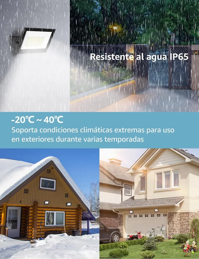 AIGOST LED Schijnwerper Waterdicht Helder Garage Tuin 50W IP65 — foto 5