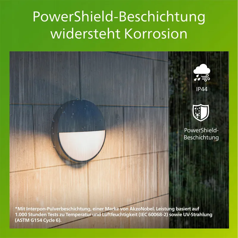 PHILIPS Capricorn LED Buitenwandlamp Modern IP44 Antraciet — foto 3