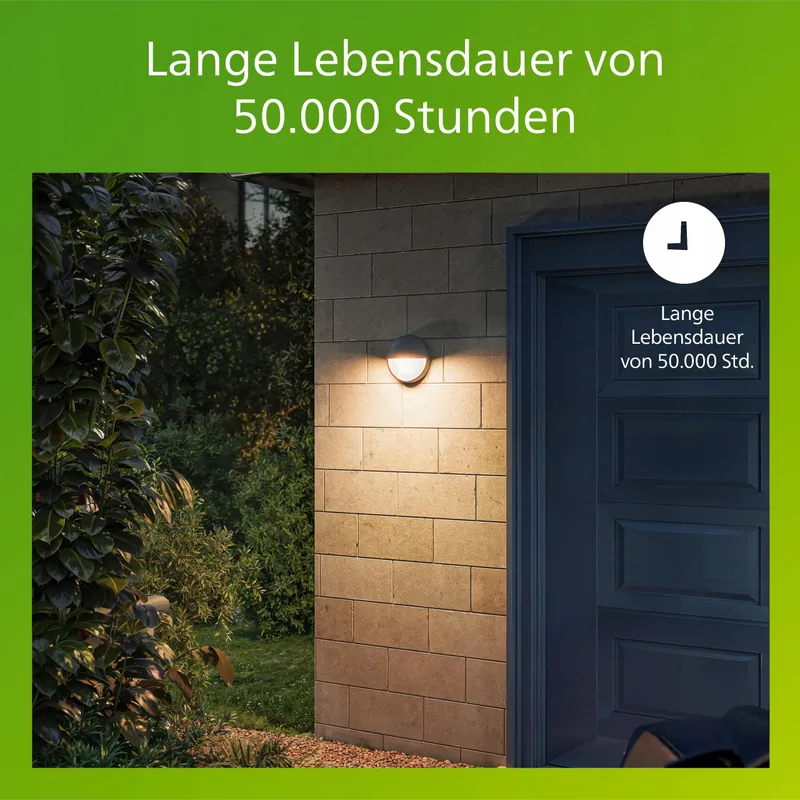 PHILIPS Capricorn LED Buitenwandlamp Modern IP44 Antraciet — foto 4