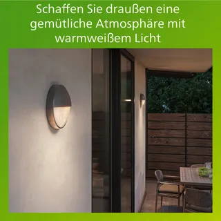 PHILIPS Capricorn LED Buitenwandlamp Modern IP44 Antraciet — miniatuur 6