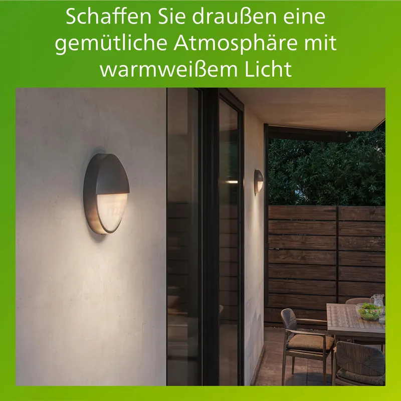 PHILIPS Capricorn LED Buitenwandlamp Modern IP44 Antraciet — foto 6