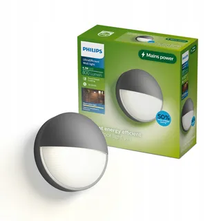 PHILIPS Capricorn LED Buitenwandlamp Modern IP44 Antraciet — miniatuur 1