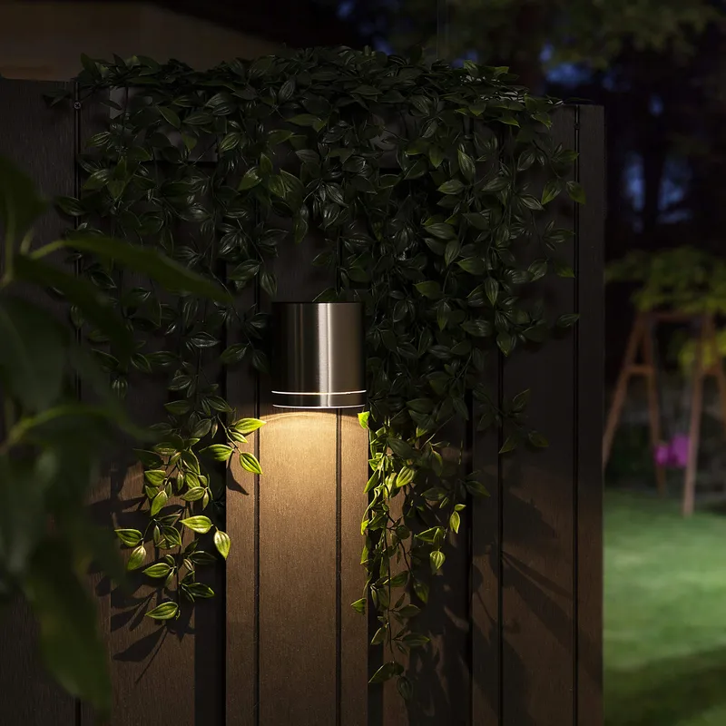 SMARTWARES Solar LED Wandlamp Staal Draadloos IP44 — foto 7