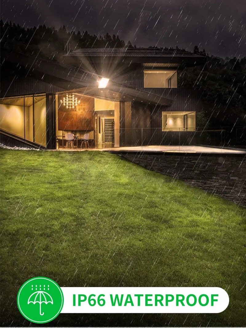 VIUGREUM LED Schijnwerper Super Fel Warmwit Waterdicht 200W IP66 — foto 5
