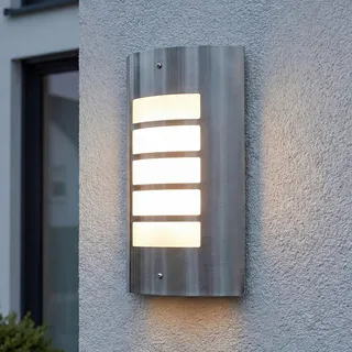 LYNMARK Buitenwandlamp RVS Zilver Tuin Terras IP44 — miniatuur 3