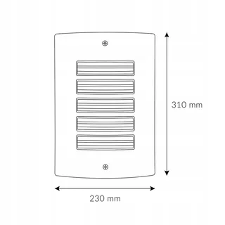 LYNMARK Buitenwandlamp RVS Zilver Tuin Terras IP44 — miniatuur 8