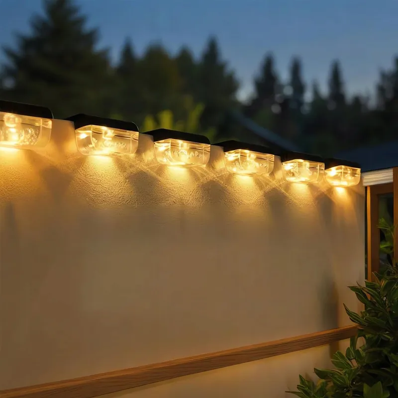 ANMOSSI Solar Tuinlampen LED Terras Trap Waterdicht 12 Stuks — foto 7
