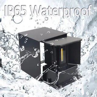 ZHMA Wandlamp Verstelbare Hoek Warm Licht Waterdicht 12W IP65 — miniatuur 7