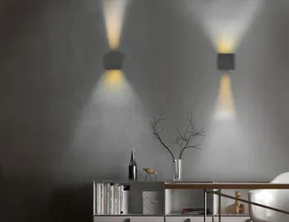 REALITY LED Wandlamp Oplaadbaar Zwart Met Bewegingsmelder USB-C — miniatuur 6