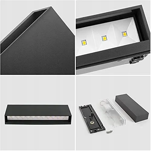 DAWALIGHT LED Wandlamp Waterdicht Warm Wit Buiten 6W IP65 — foto 6