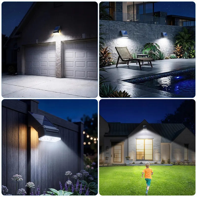 GILIWOSY Solarlamp Buiten Met Bewegingssensor Verstelbaar IP65 — foto 7