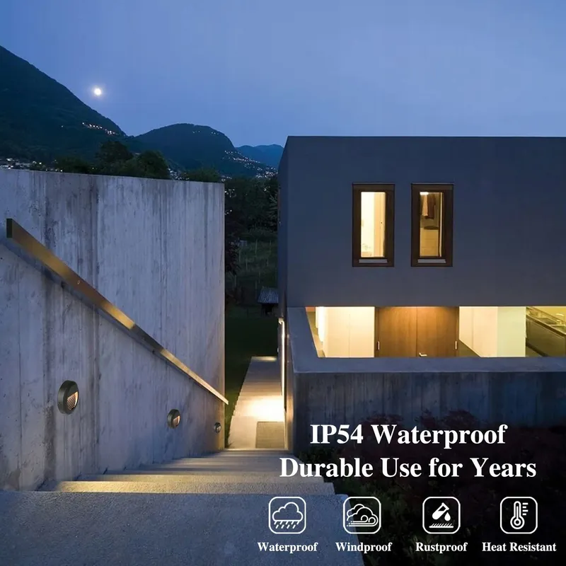 HLFVLITE LED Trapwandlamp Buiten Warmwit 3000K — foto 4