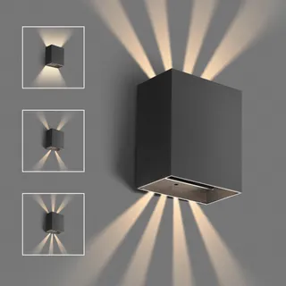 AURALAB LED Buitenlamp Verstelbaar Waterdicht Tuin 6W IP65 — miniatuur 1