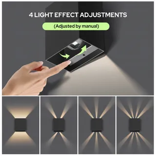 AURALAB LED Buitenlamp Verstelbaar Waterdicht Tuin 6W IP65 — miniatuur 2