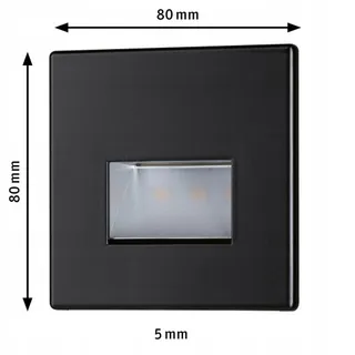 PAULMANN Edge Quadro Inbouwlamp Buiten Zwart Mat 230V 2700K — miniatuur 4