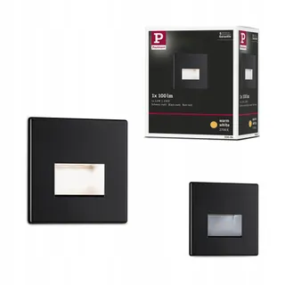 PAULMANN Edge Quadro Inbouwlamp Buiten Zwart Mat 230V 2700K — miniatuur 1