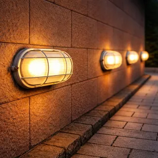 ADAKAT Aluminium Kelderlamp Wandlamp Waterdicht Zwart IP54 E27 — miniatuur 4