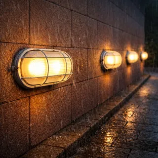 ADAKAT Aluminium Kelderlamp Wandlamp Waterdicht Zwart IP54 E27 — miniatuur 5