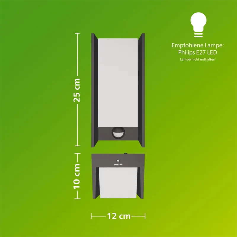 PHILIPS myGarden Bridge Buitenwandlamp Tuin Antraciet 15W — foto 9