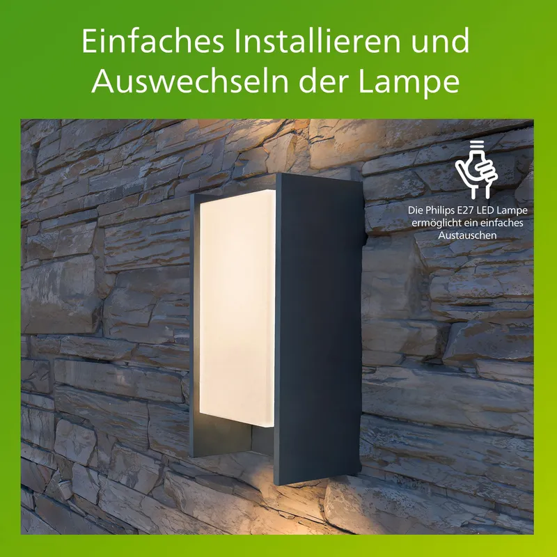 PHILIPS myGarden Bridge Buitenwandlamp Tuin Antraciet 15W — foto 7