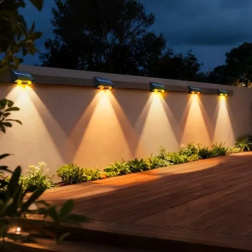 HQYNSS Solarlamp LED Tuin Balkon Terras IP65 4 Stuks — foto 6