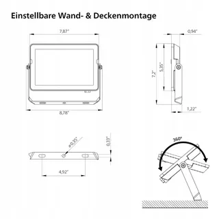 PHILIPS ProjectLine LED Schijnwerper Waterdicht 50W 6500K — miniatuur 3