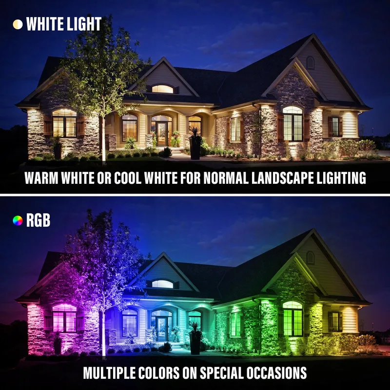 RIGIDON RGB Schijnwerper Met Afstandsbediening Waterdicht 100W 10000lm IP66 — foto 8