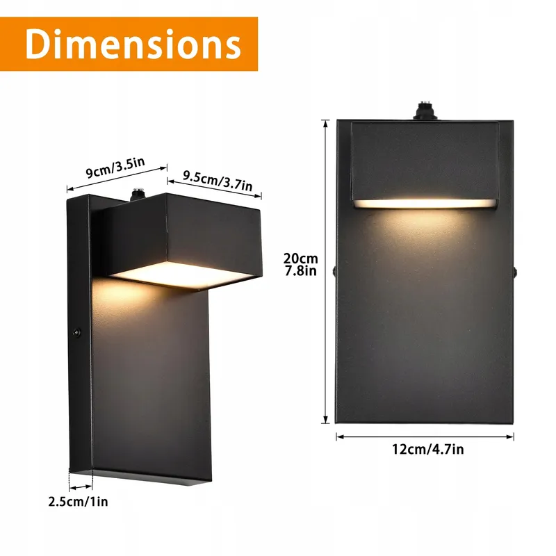 ALIGHTING LED Buitenlamp Schemersensor Warmwit 12W IP44 — foto 4