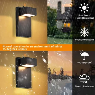 ALIGHTING LED Buitenlamp Schemersensor Warmwit 12W IP44 — miniatuur 5